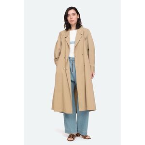 Sea New York Gabriette 100% cotton trench coat women's size large